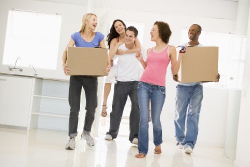 Packing boxes and moving supplies for a Balham home move