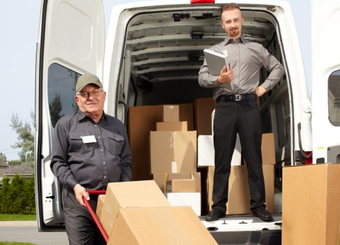 Local removals team handling a Balham house move