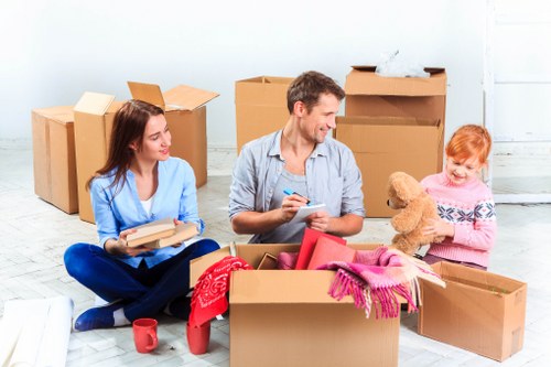 Local home moving support in Balham on a residential street