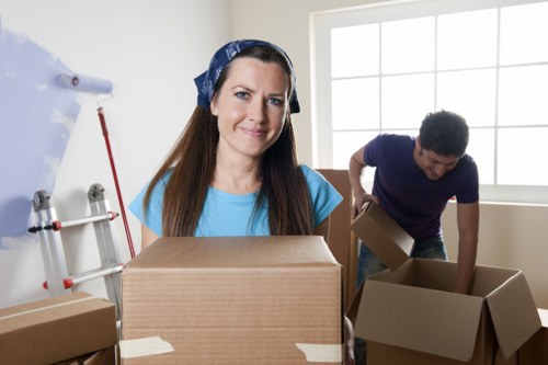 Packing and loading items for a house move in Balham