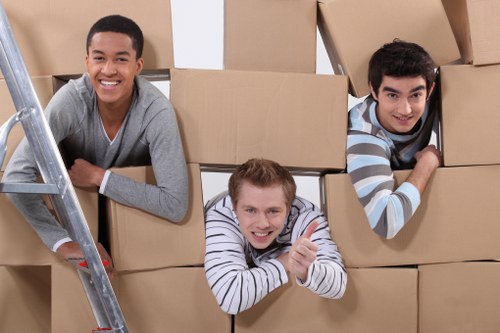 Moving furniture from a flat in Balham with careful handling