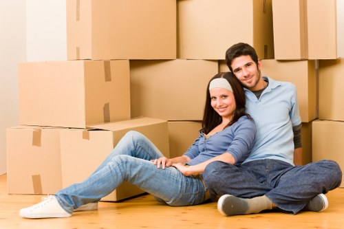 Preparing items and boxes for urgent removals in Balham
