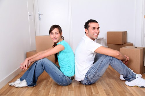 Packing and loading assistance for a Balham house move