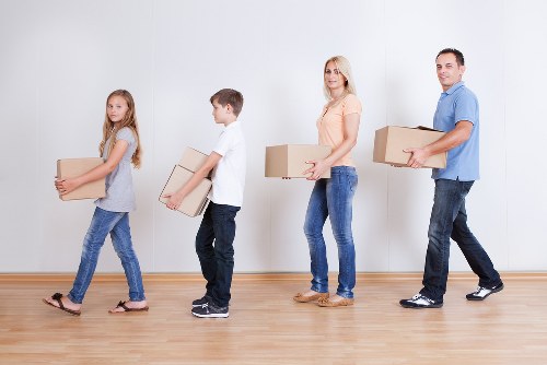Local commercial removals service handling office furniture in Balham